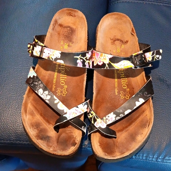 Birkenstock Papillo Spring Flower Toe Loop Sandals Women’s 9 EUR 40 Tabora - Picture 1 of 5